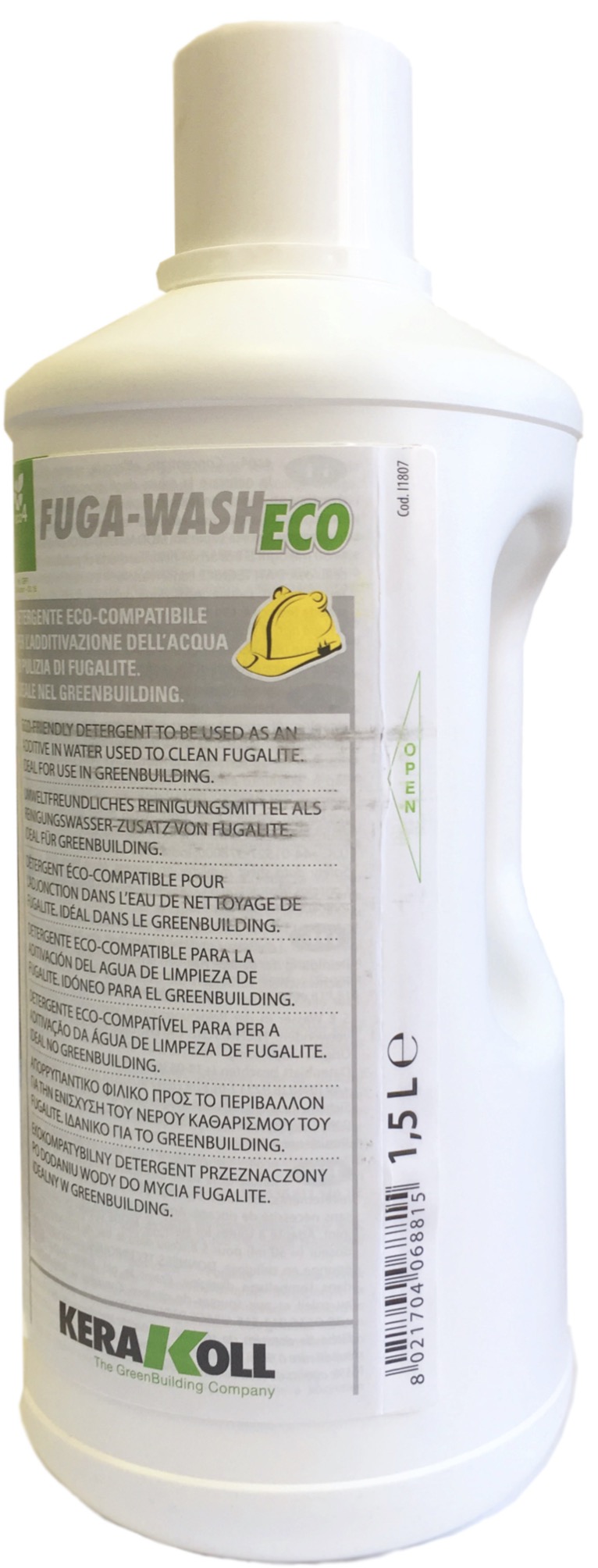 Смывка для эпоксидной затирки Kerakoll Fugalite Eco 1.5л.FUGA-WASH ECO